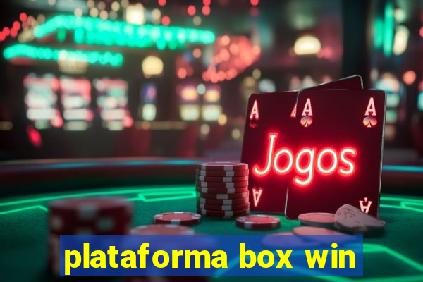 plataforma box win